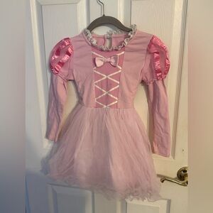 Girls Pink Princess Dress Costume